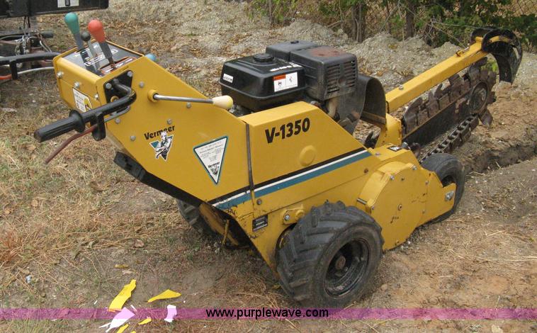 image for item B8031 Vermeer V1350 walk behind trencher