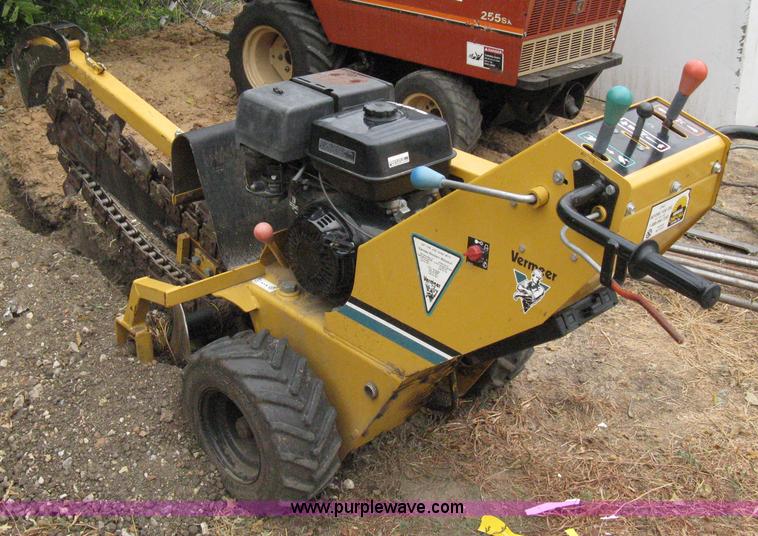 image for item B8031 Vermeer V1350 walk behind trencher
