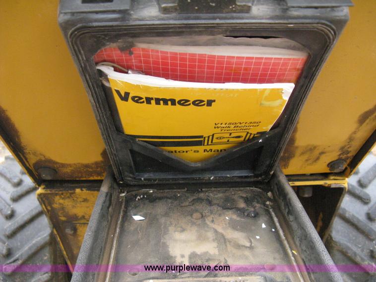 image for item B8031 Vermeer V1350 walk behind trencher