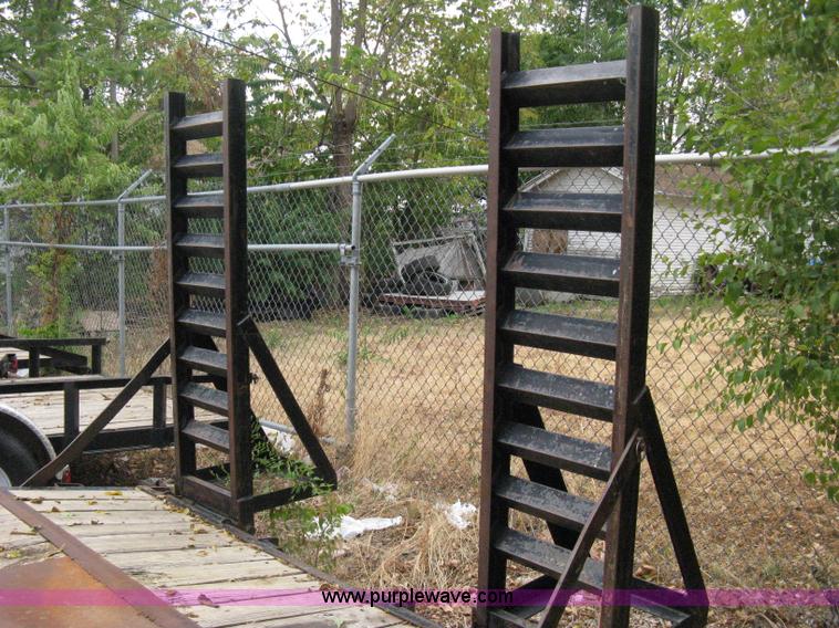 image for item B8032 2003 Load-Trail tandem axle flatbed trailer