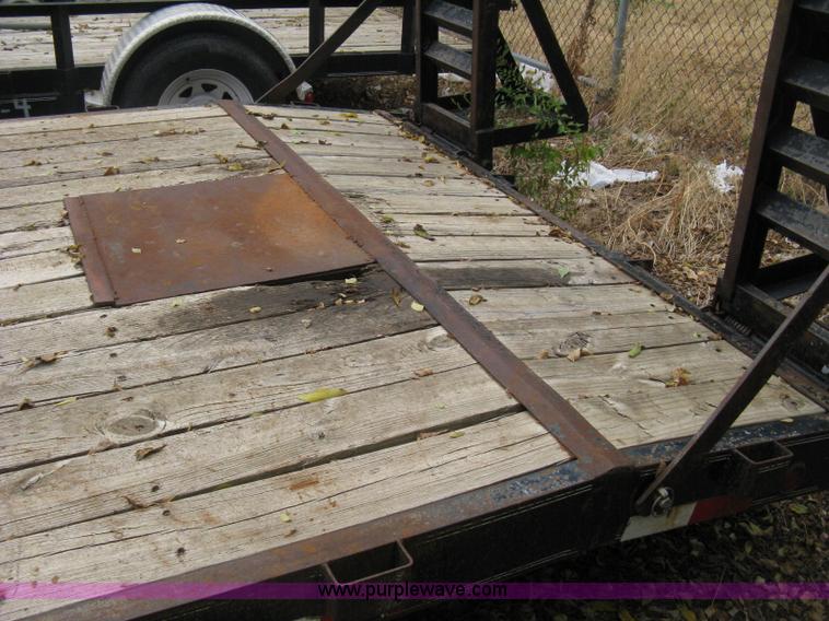 image for item B8032 2003 Load-Trail tandem axle flatbed trailer