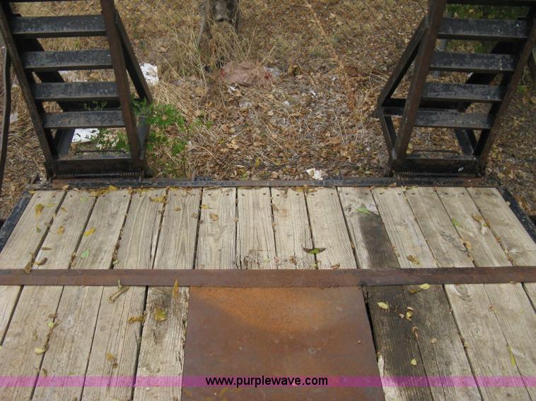 image for item B8032 2003 Load-Trail tandem axle flatbed trailer