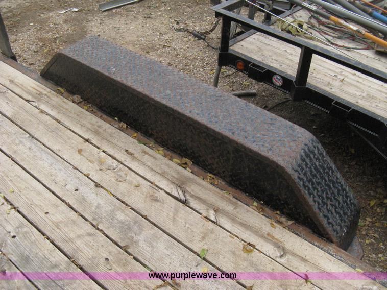 image for item B8032 2003 Load-Trail tandem axle flatbed trailer