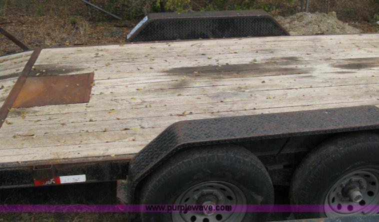 image for item B8032 2003 Load-Trail tandem axle flatbed trailer