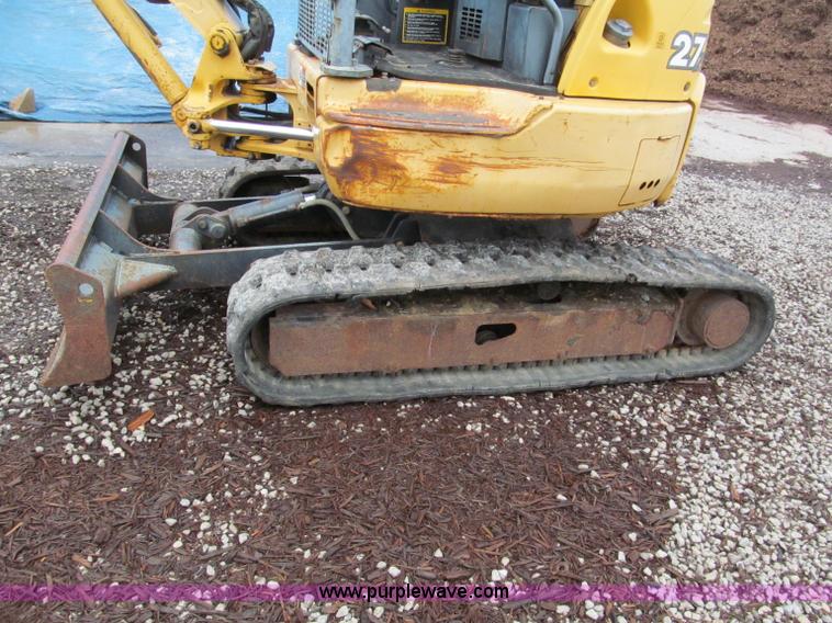 image for item C2461 2001 John Deere 27 ZTS compact excavator