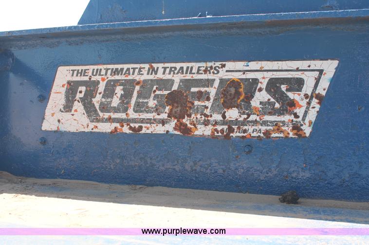 image for item C2730 1970 Rogers 50 ton detachable lowboy trailer