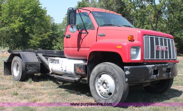 image for item C2738 1996 GMC TopKick roll off truck