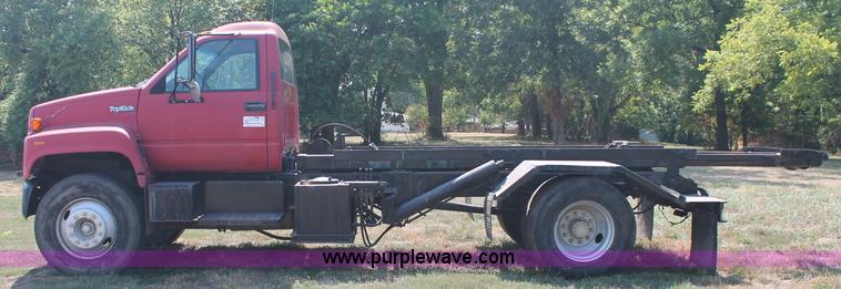 image for item C2738 1996 GMC TopKick roll off truck