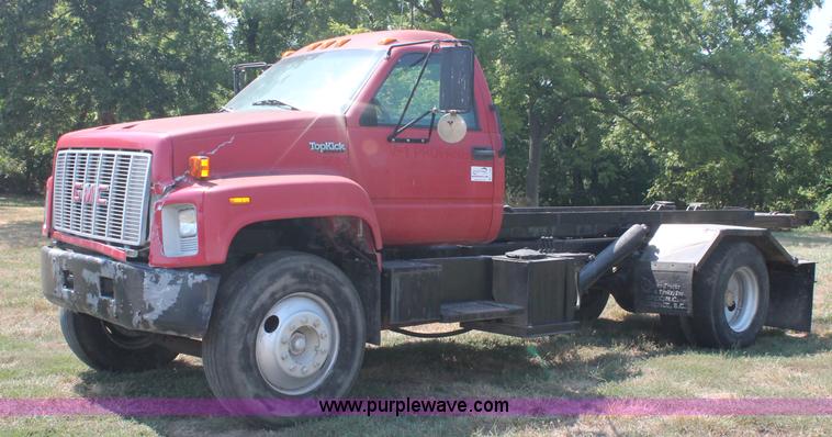 image for item C2738 1996 GMC TopKick roll off truck