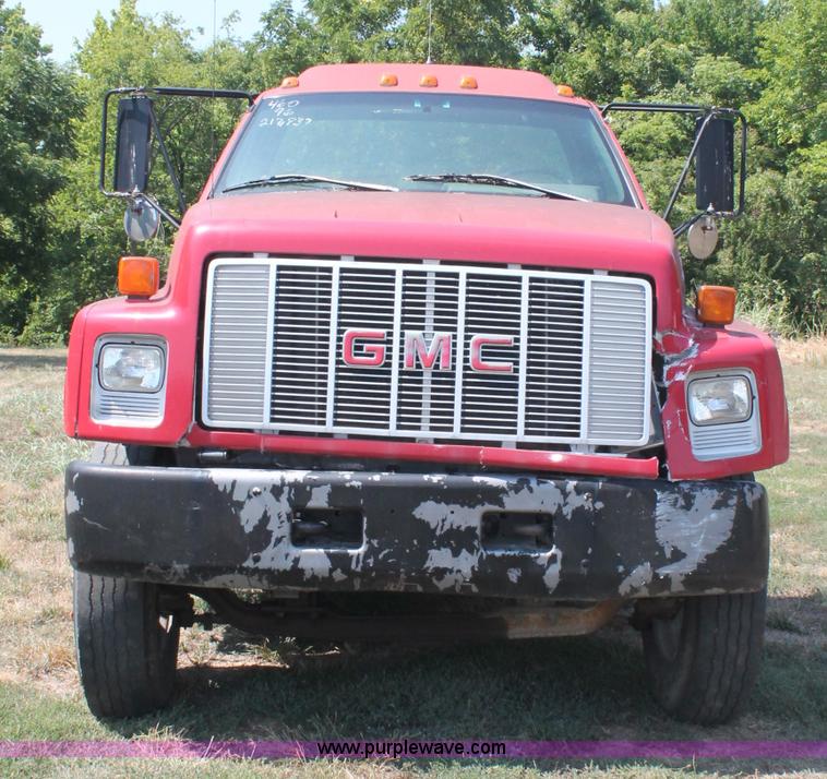 image for item C2738 1996 GMC TopKick roll off truck