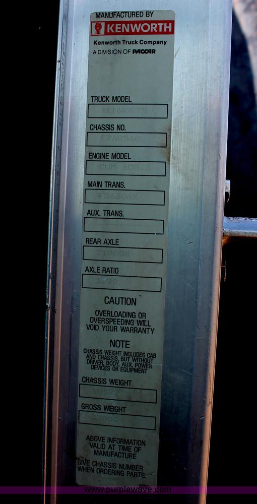 image for item C2745 1998 Kenworth T300 flatbed truck