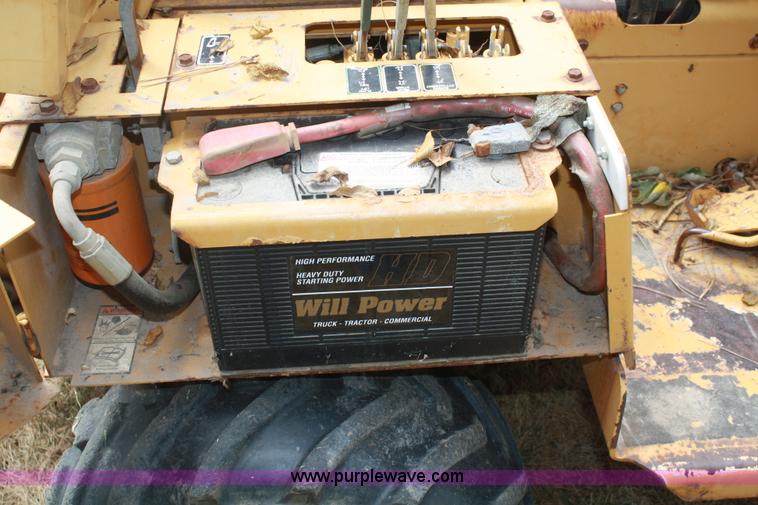 image for item C5754 Vermeer V3550A vibratory plow with backhoe