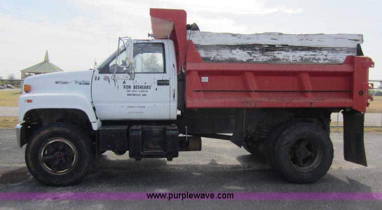 image for item D5594 1990 GMC TopKick dump truck