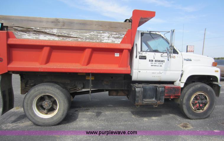 image for item D5594 1990 GMC TopKick dump truck