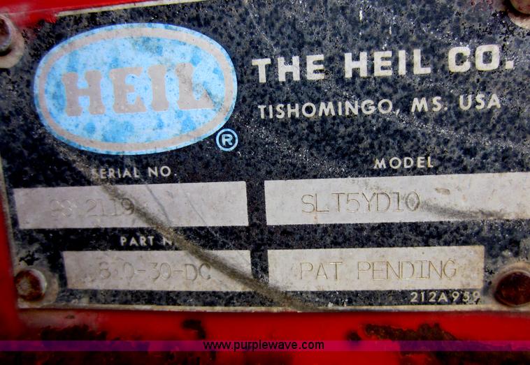 image for item D5594 1990 GMC TopKick dump truck