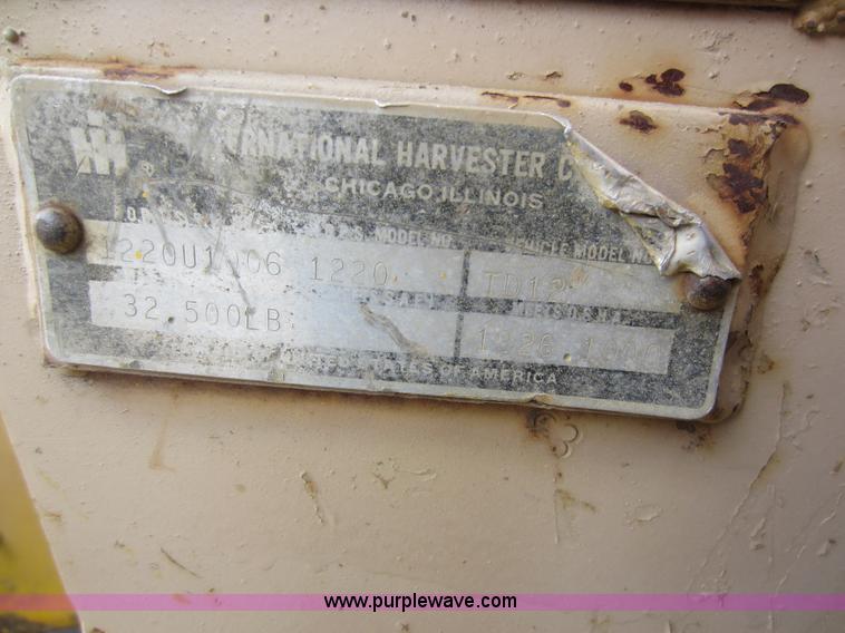 image for item D5597 International TD12 dozer