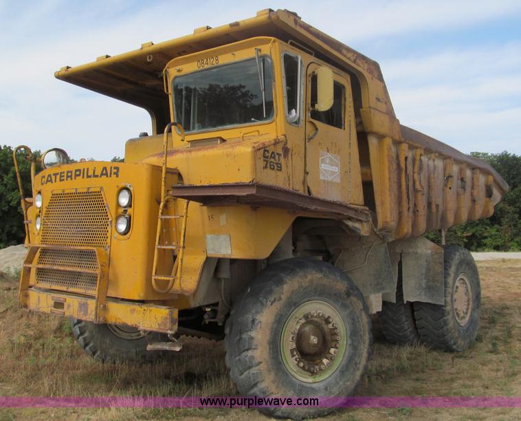 image for item F4538 Caterpillar 769 rock haul truck