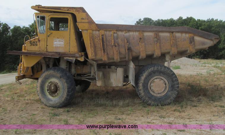 image for item F4538 Caterpillar 769 rock haul truck
