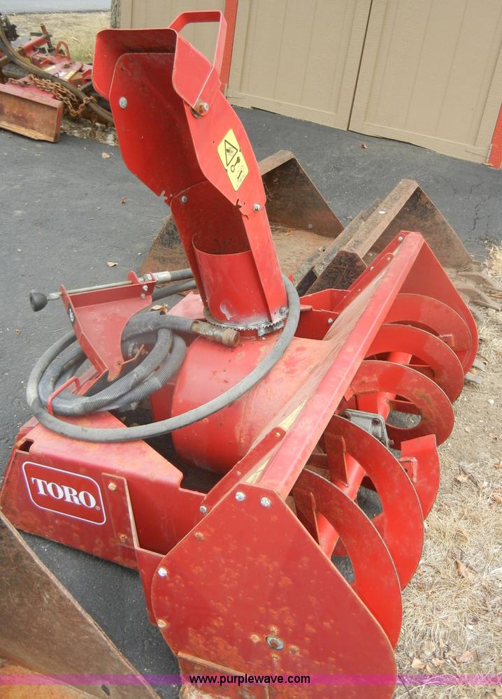 Toro Dingo snow thrower attachment in Shawnee, KS Item M9714 sold