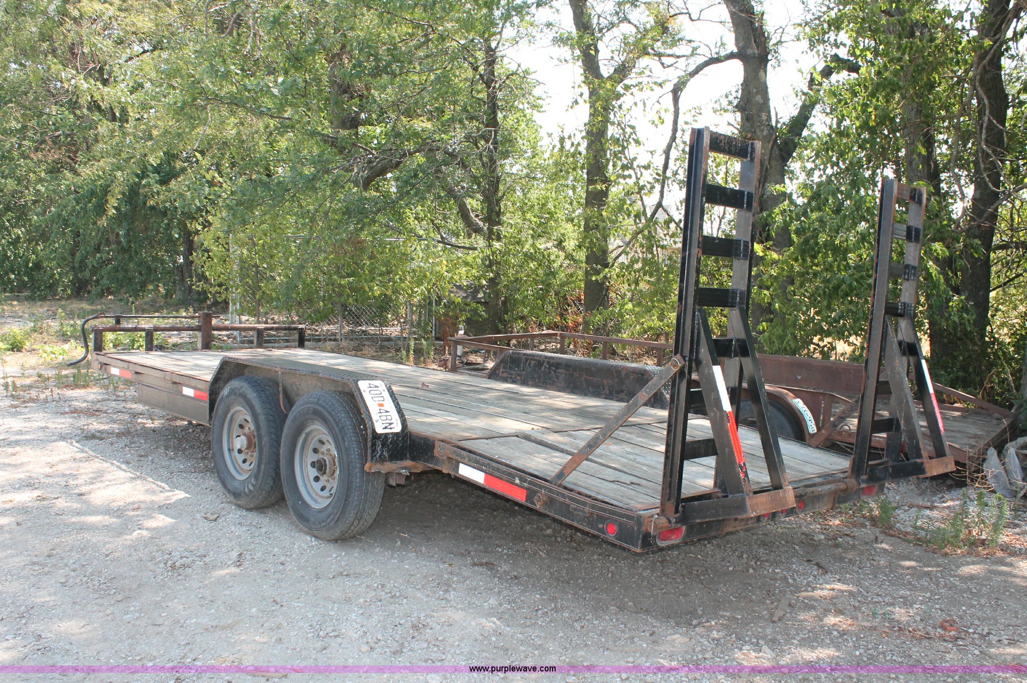 2006 Maxey HD car hauler trailer in Greenwood, MO Item C2753 sold Purple Wave