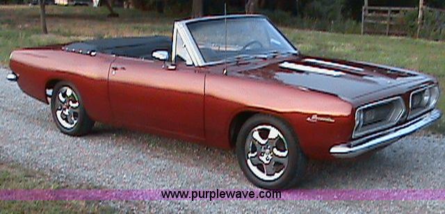 image for item B1465 1969 Plymouth Barracuda convertible
