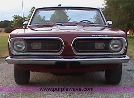 image for item B1465 1969 Plymouth Barracuda convertible