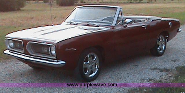 image for item B1465 1969 Plymouth Barracuda convertible
