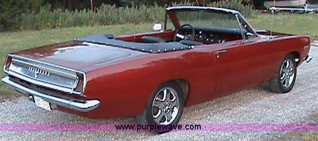 image for item B1465 1969 Plymouth Barracuda convertible