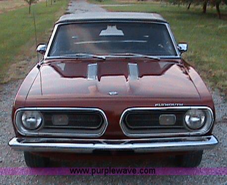 image for item B1465 1969 Plymouth Barracuda convertible