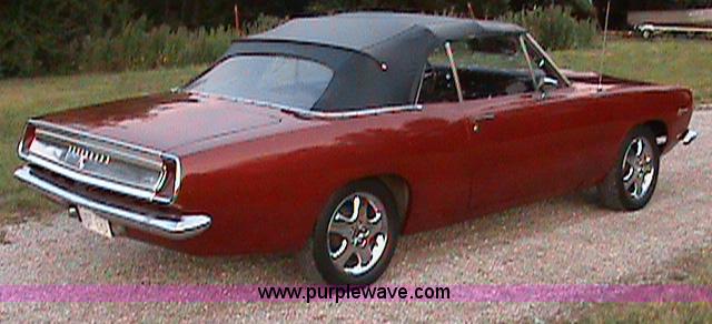 image for item B1465 1969 Plymouth Barracuda convertible