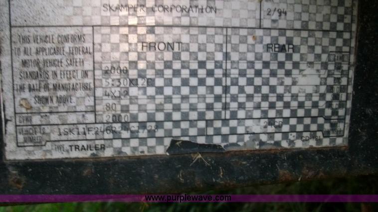 image for item B1486 1994 Skamper pop-up camper