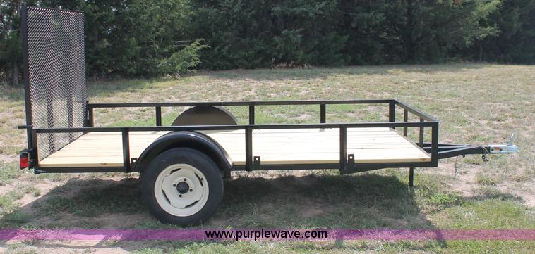 image for item C2773 2012 custom 5 x 10 utility trailer
