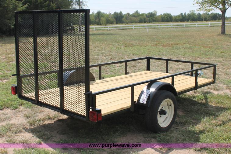 image for item C2773 2012 custom 5 x 10 utility trailer