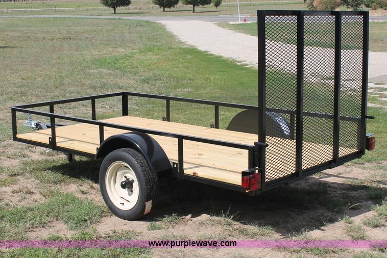 image for item C2773 2012 custom 5 x 10 utility trailer