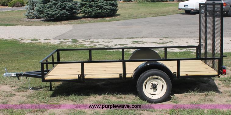 image for item C2773 2012 custom 5 x 10 utility trailer