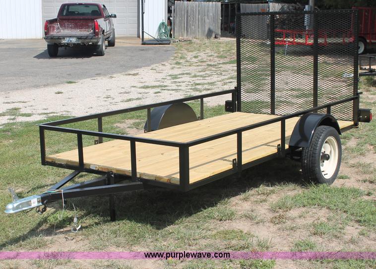 image for item C2773 2012 custom 5 x 10 utility trailer
