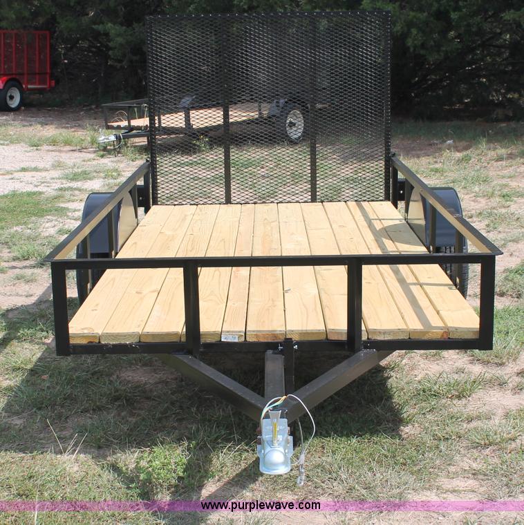 image for item C2773 2012 custom 5 x 10 utility trailer