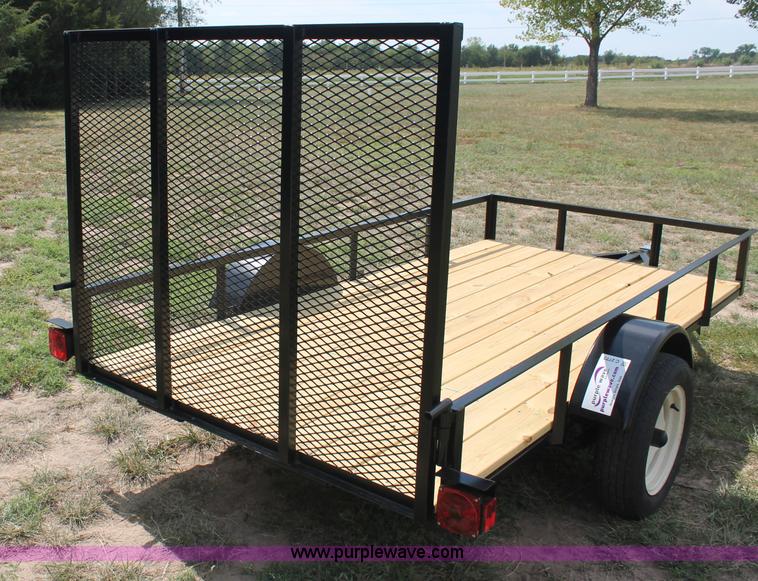 image for item C2773 2012 custom 5 x 10 utility trailer