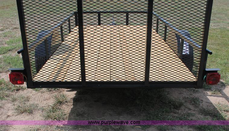 image for item C2773 2012 custom 5 x 10 utility trailer