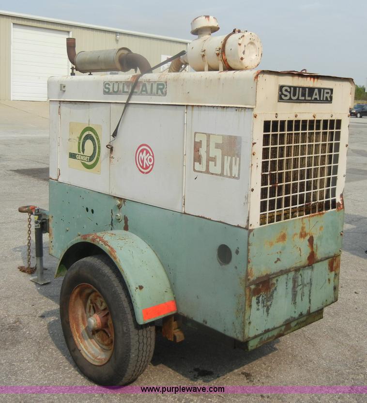 image for item D4449 Sullair GenSet 35 kW generator