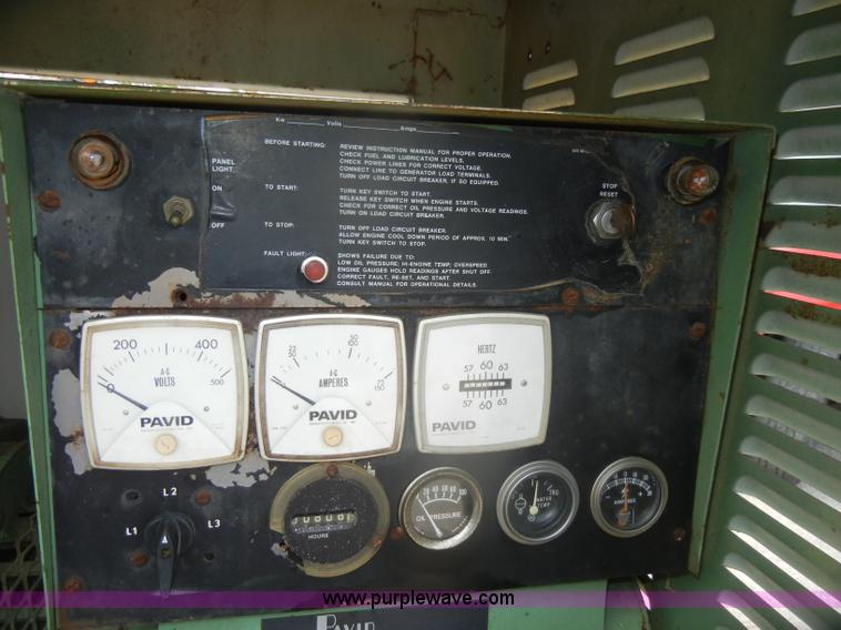 image for item D4449 Sullair GenSet 35 kW generator