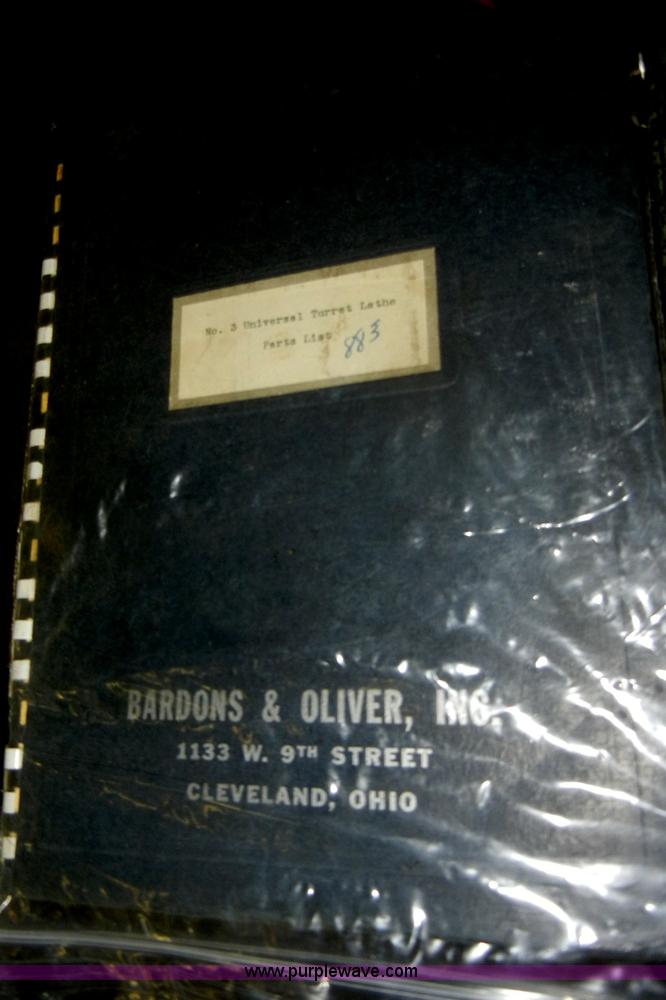 image for item D4457 Bardons and Oliver No. 3 universal turret lathe
