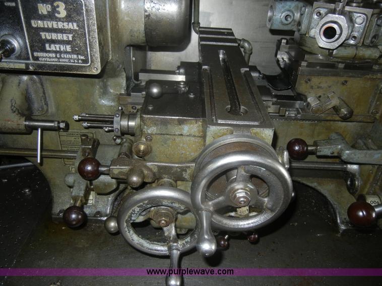 image for item D4457 Bardons and Oliver No. 3 universal turret lathe