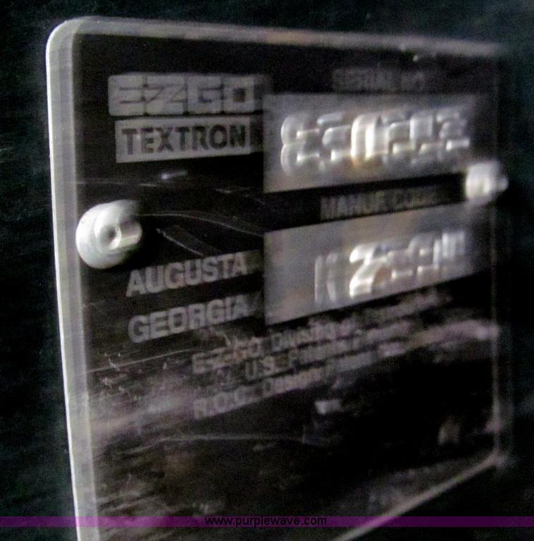 image for item E2005 EZ-Go golf cart