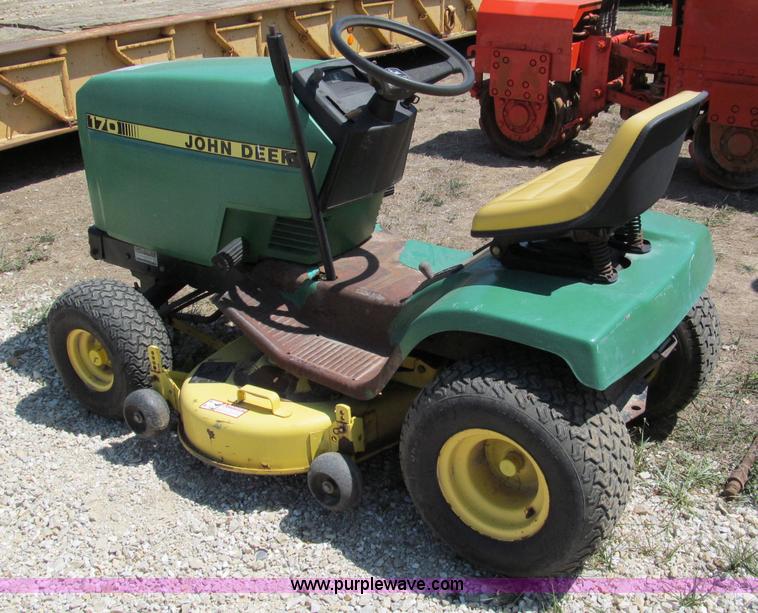 image for item E2018 John Deere 170 lawn mower