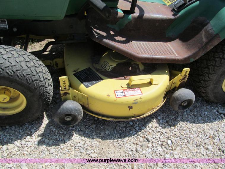 image for item E2018 John Deere 170 lawn mower