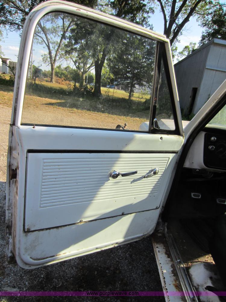 image for item F6505 1968 Chevrolet 30 flatbed pickup truck