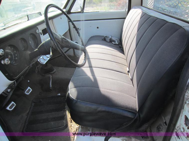 image for item F6505 1968 Chevrolet 30 flatbed pickup truck