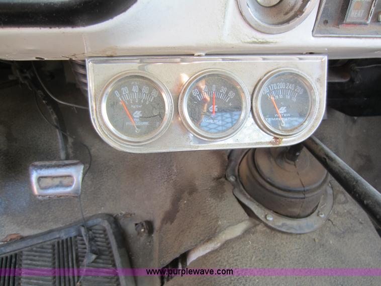 image for item F6505 1968 Chevrolet 30 flatbed pickup truck