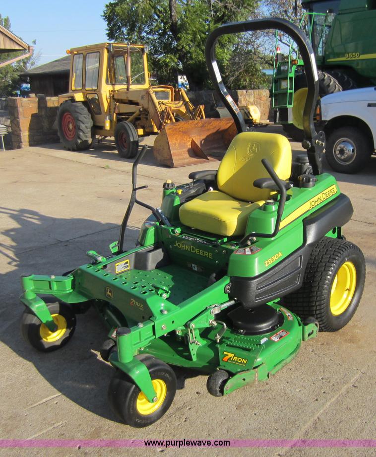 image for item H9768 2008 John Deere Z830A ZTR commercial lawn mower